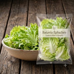 Batavia épluchée🇫🇷(sachet d&rsquo;une salade)