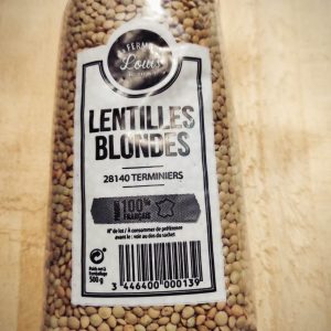 Lentilles blondes
